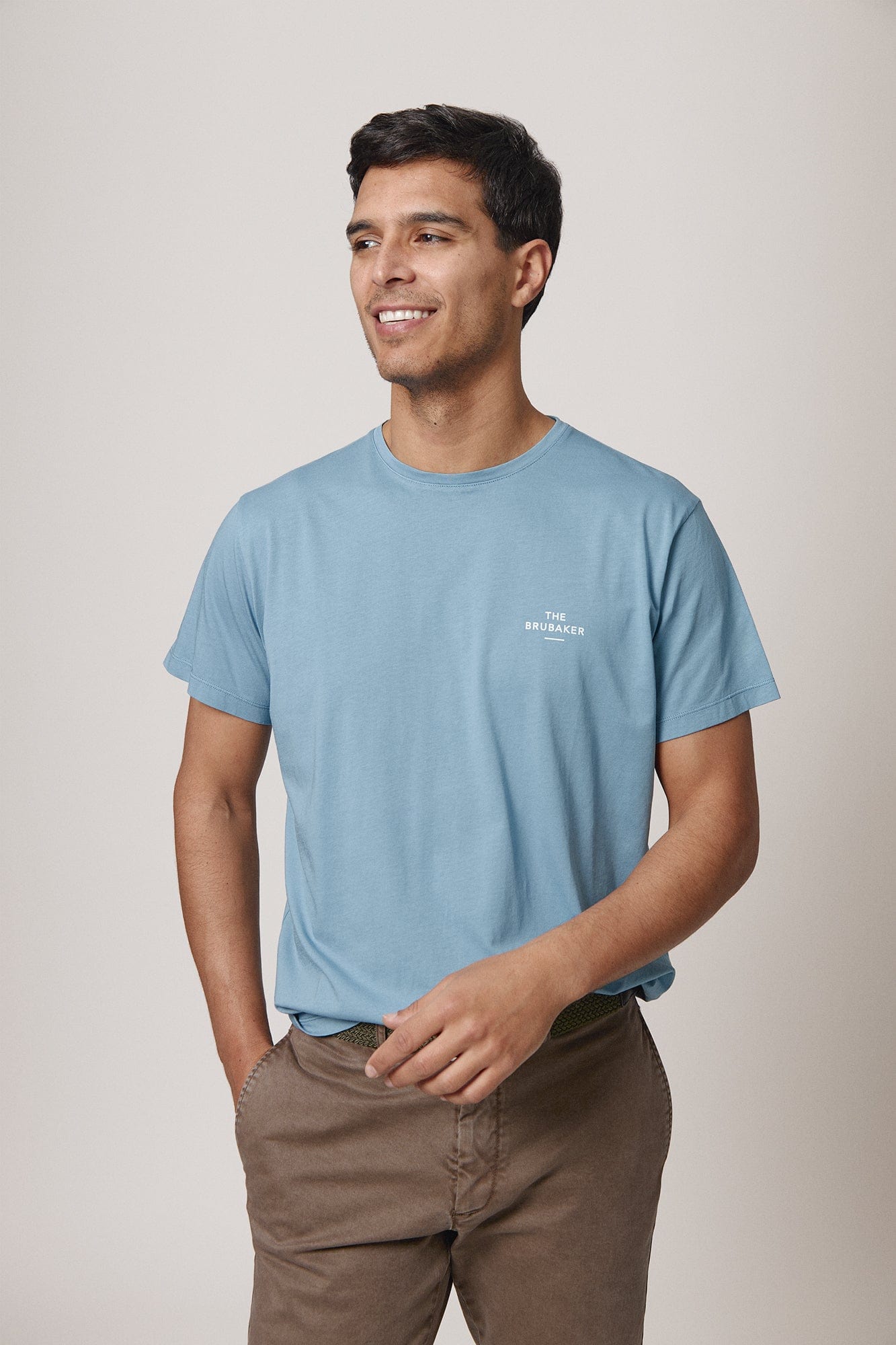 The Cotton T Shirt Azul Aviador