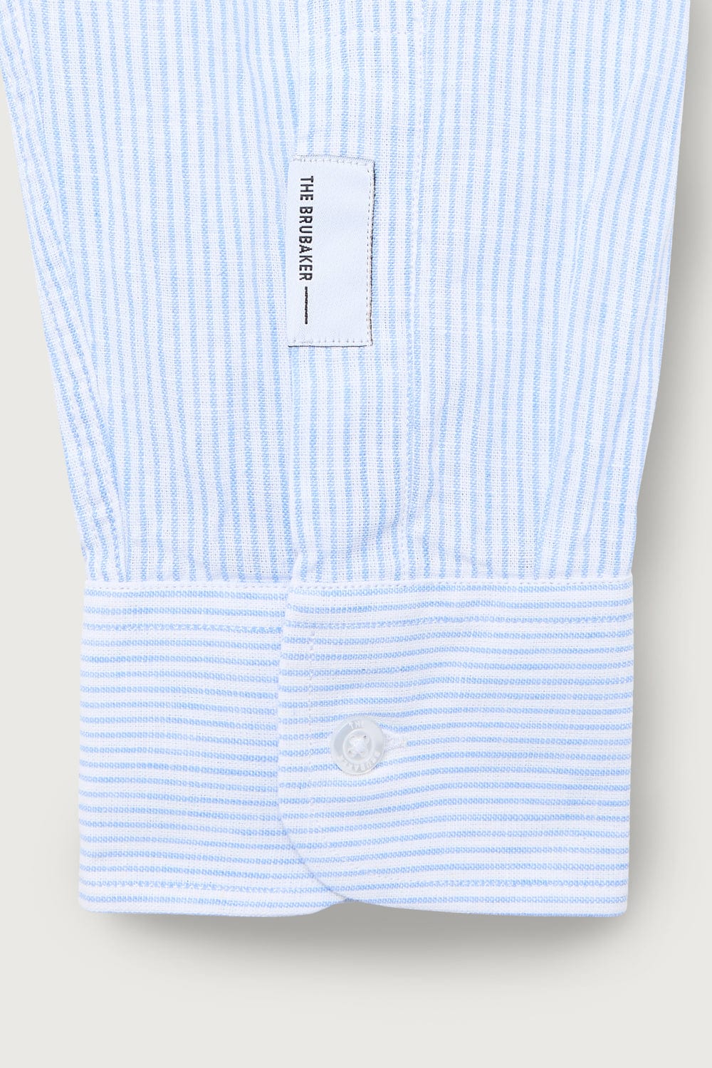 The Cotton Linen Polera Celeste Raya Fina-zoom-3