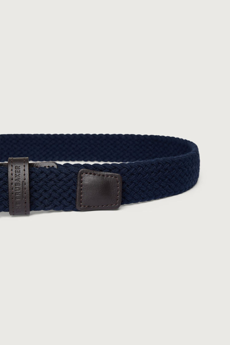 The Belt Trenzado Marino Algodón-zoom-