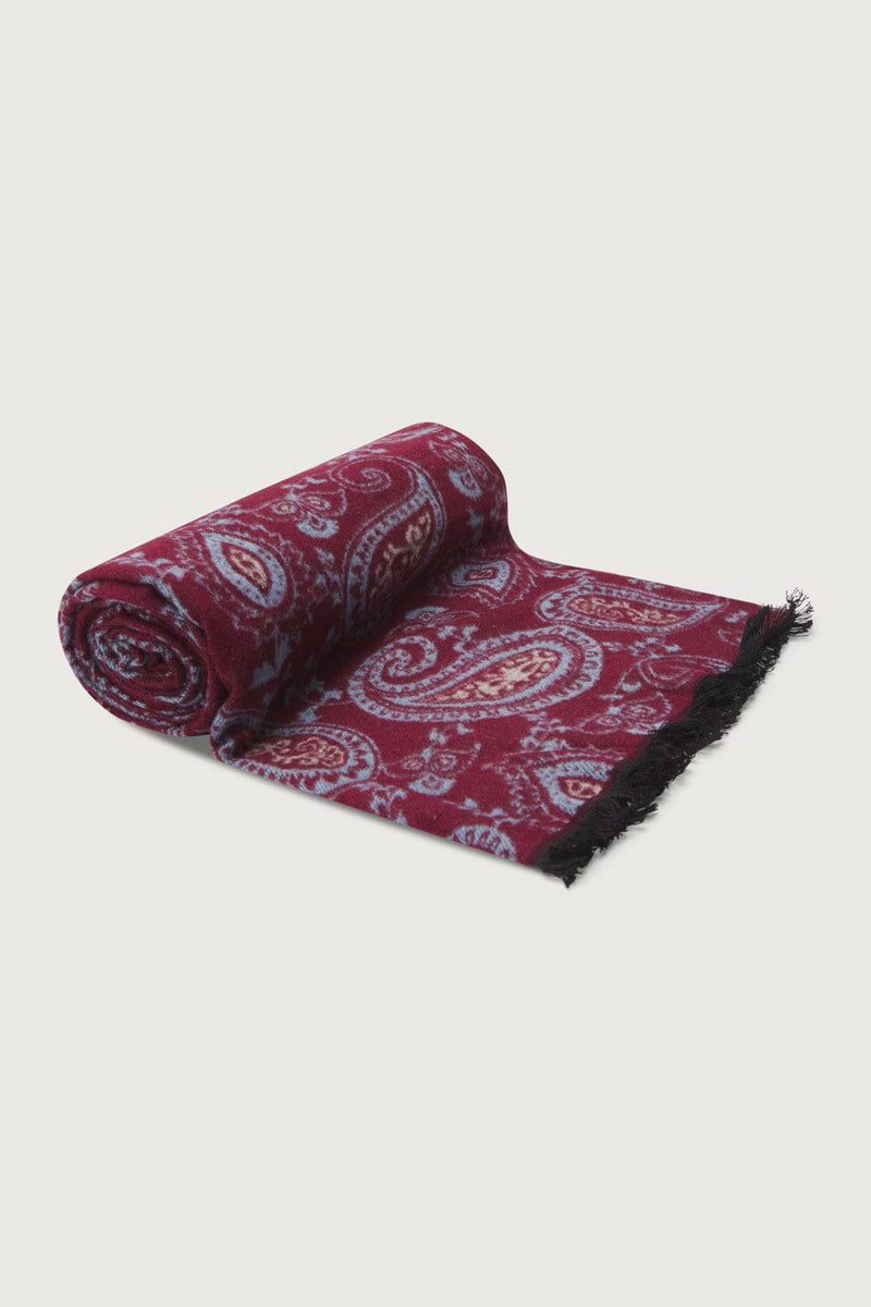 The Scarf Paisley Granate-zoom-