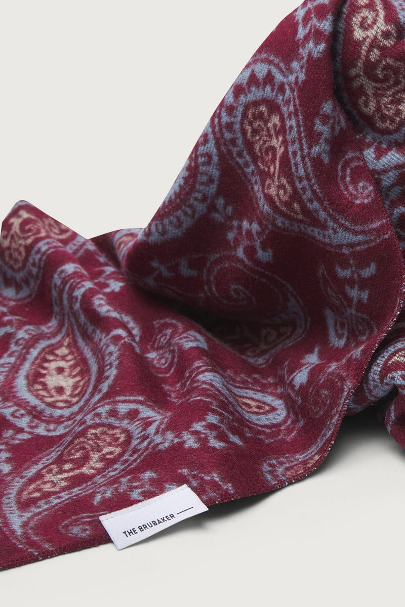 The Scarf Paisley Granate-zoom-