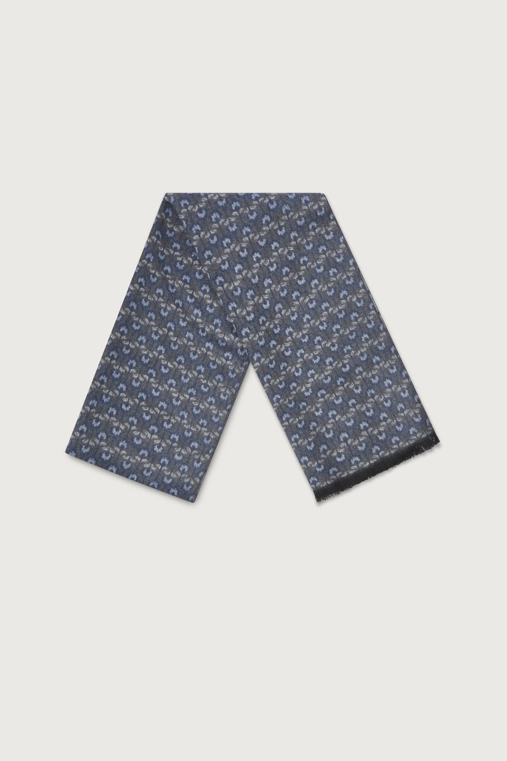 The Scarf Flores Azul y Gris-zoom-4