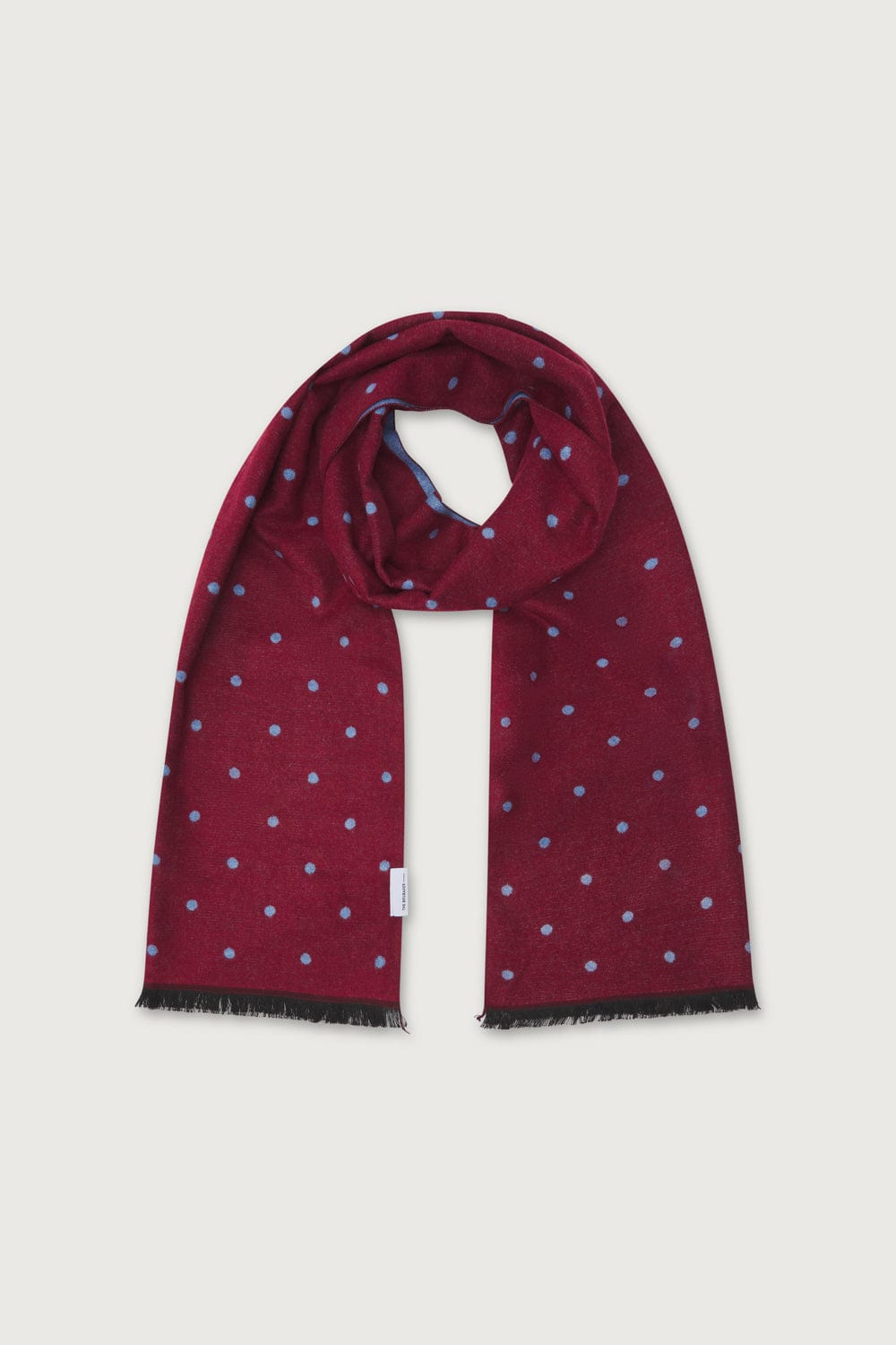 The Scarf Dots Granate-zoom-1