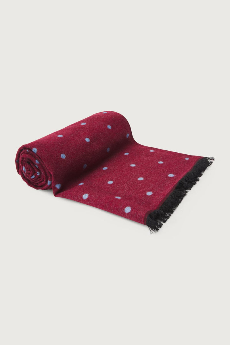 The Scarf Dots Granate-zoom-