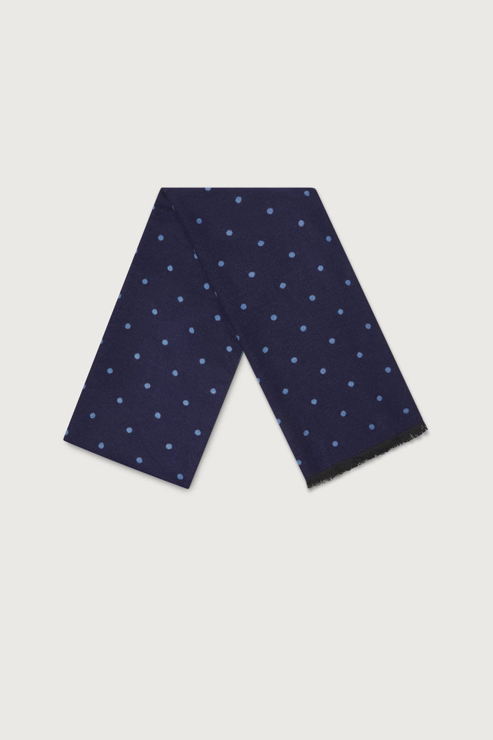 The Scarf Dots Azul-4