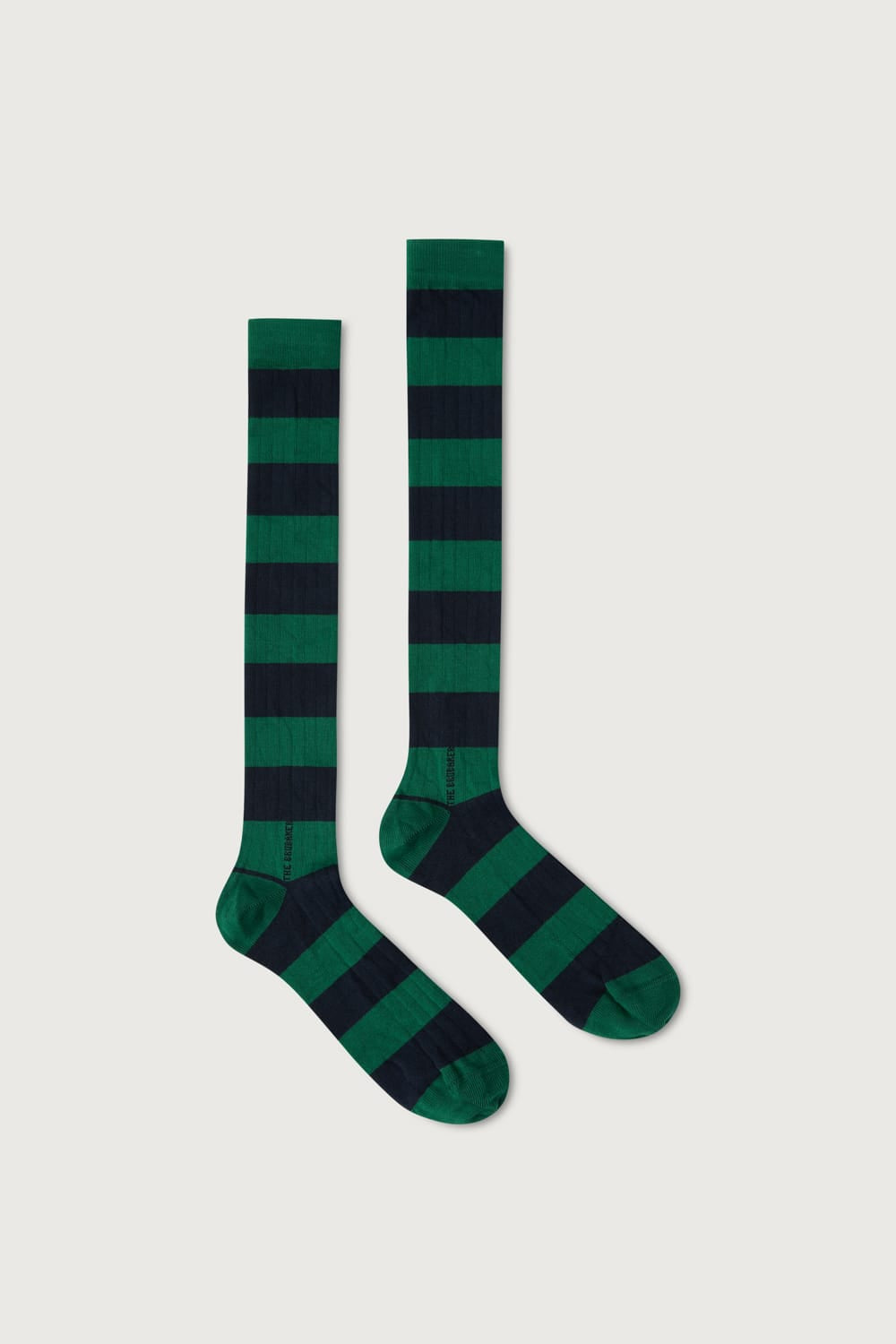 The Sock Rayas Azul y Verde Long