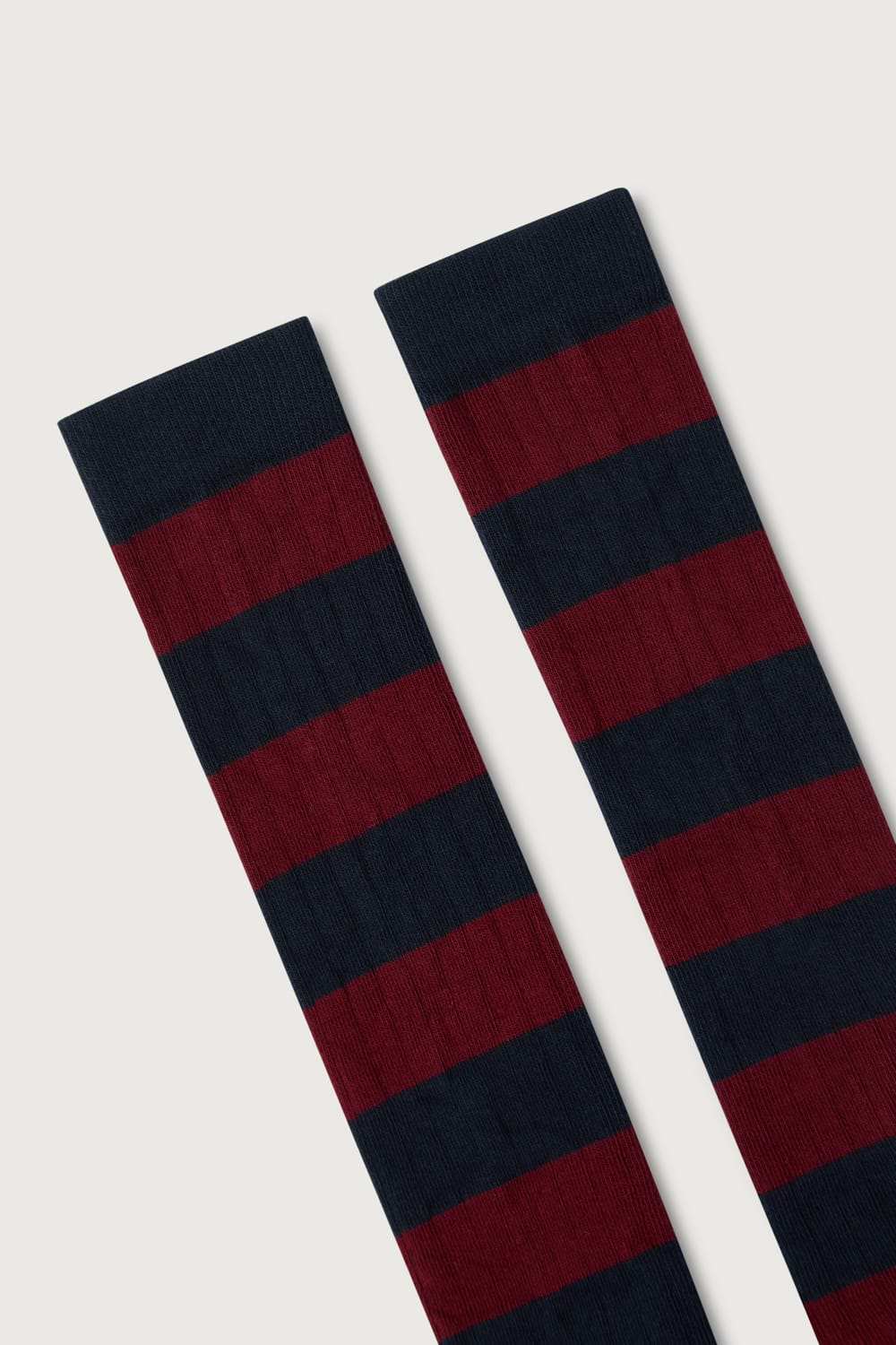 The Sock Rayas Azul y Granate-2
