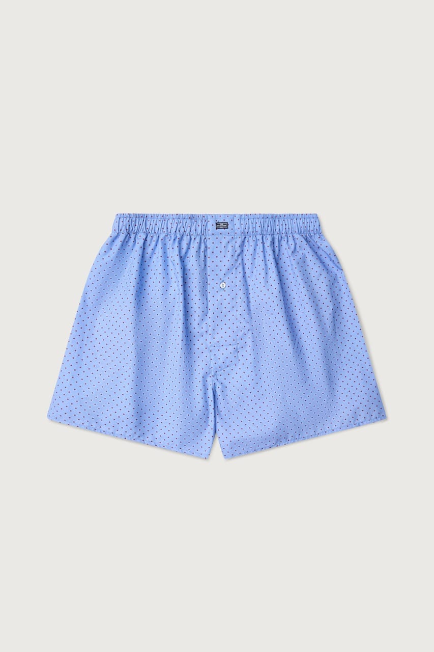 The Boxer Azul Topos Grana