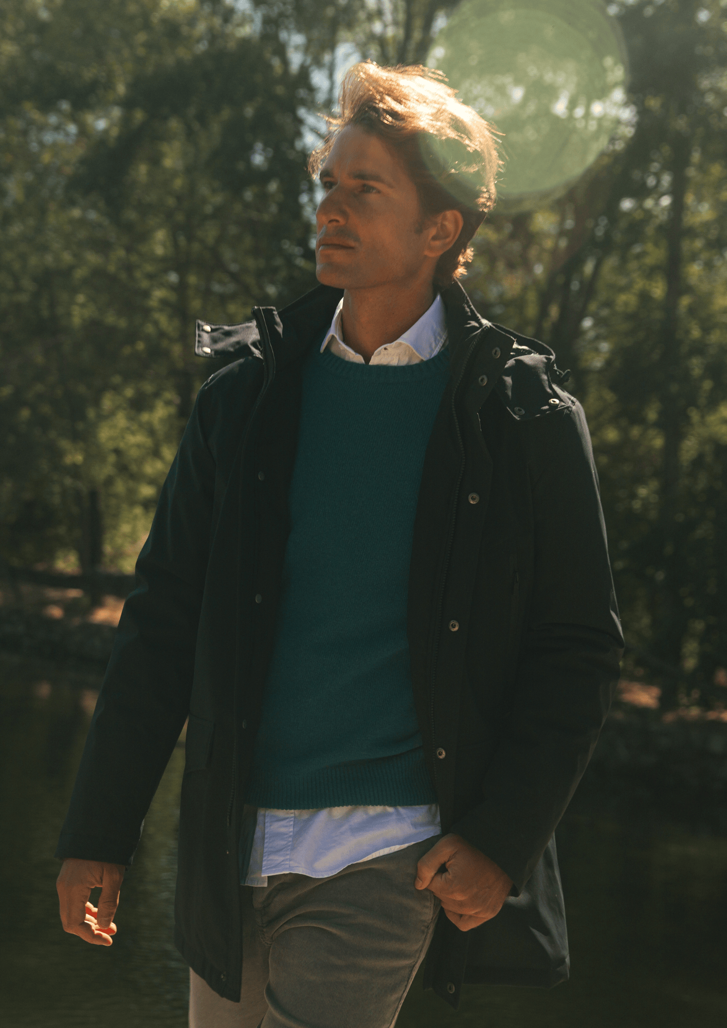 The Parka Ligera Azul Marino Vigo