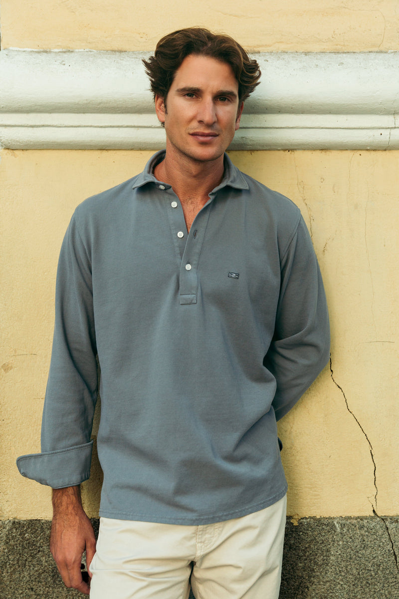 The Cotton Polera Azul Soller-zoom-