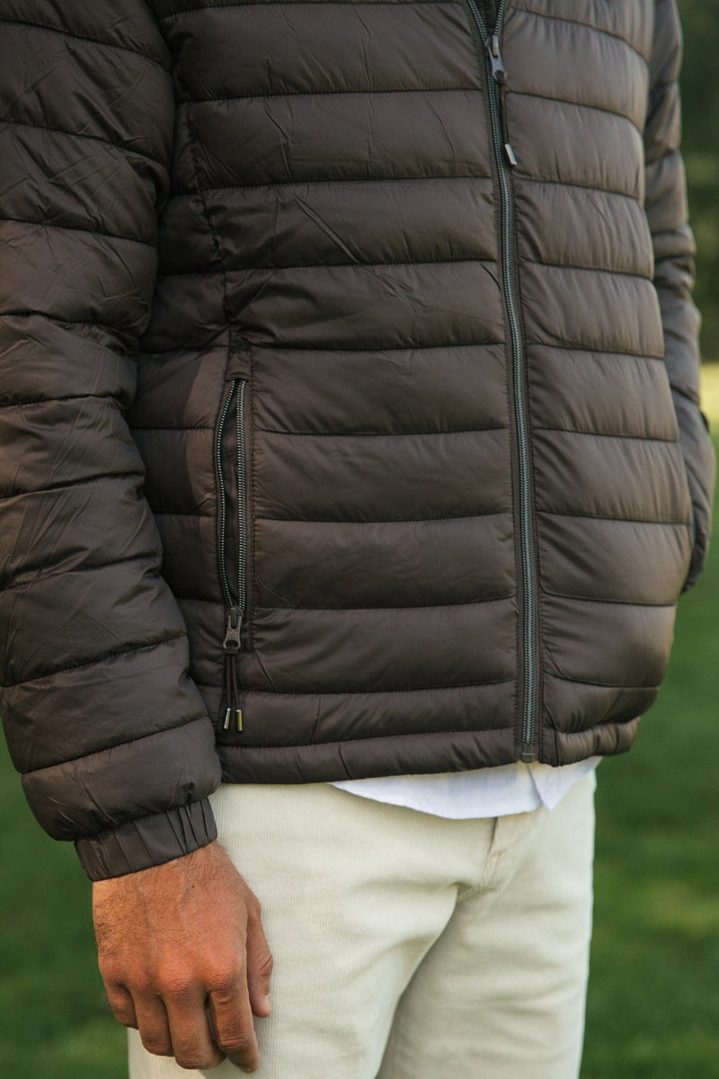 The Chaqueta Acolchada Marron-zoom-