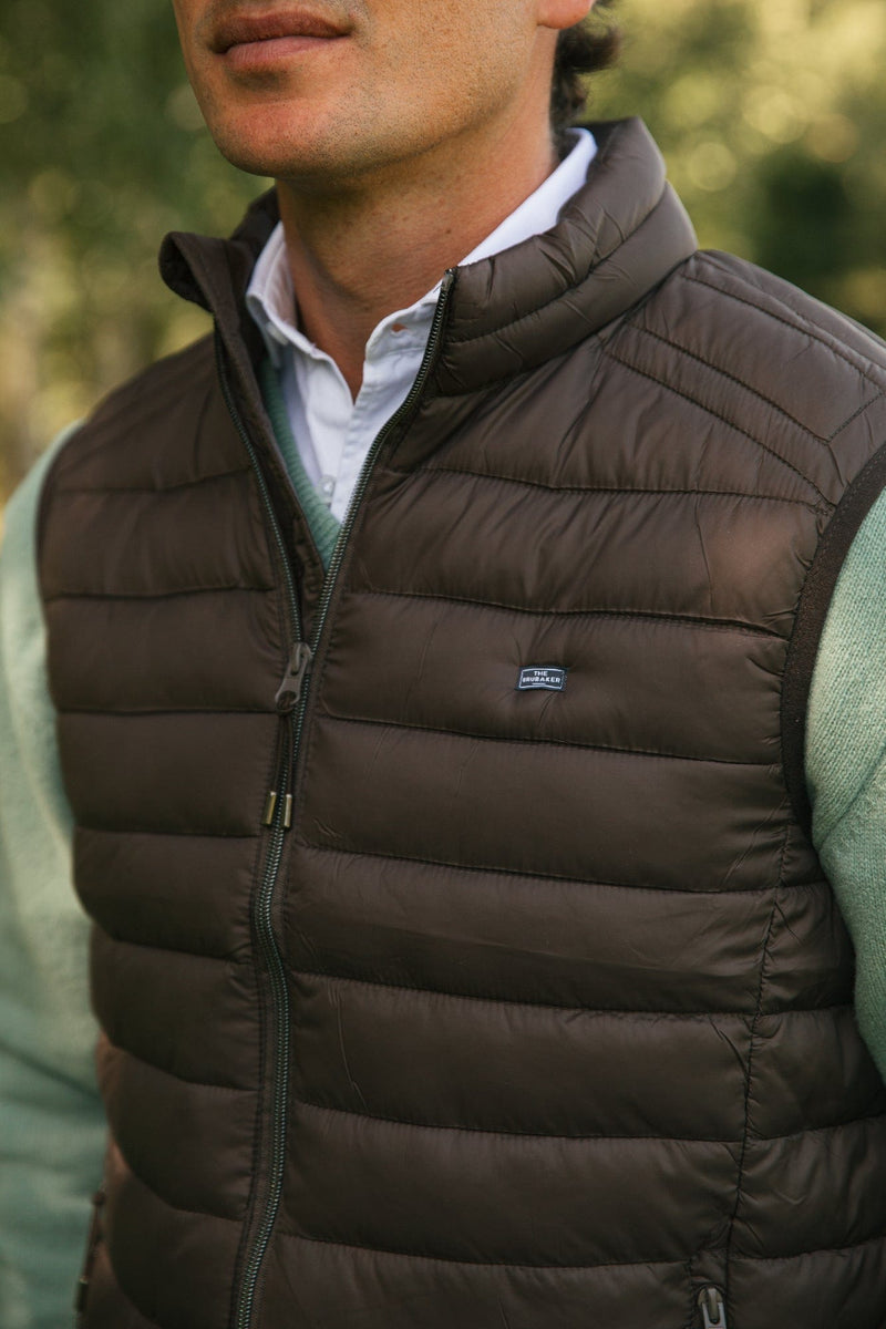 The Chaleco Acolchado Marron-zoom-