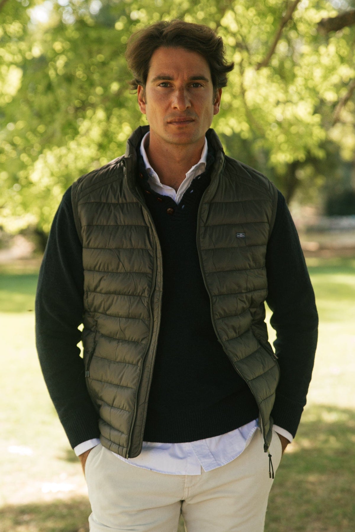 The Chaleco Acolchado Khaki-zoom-1