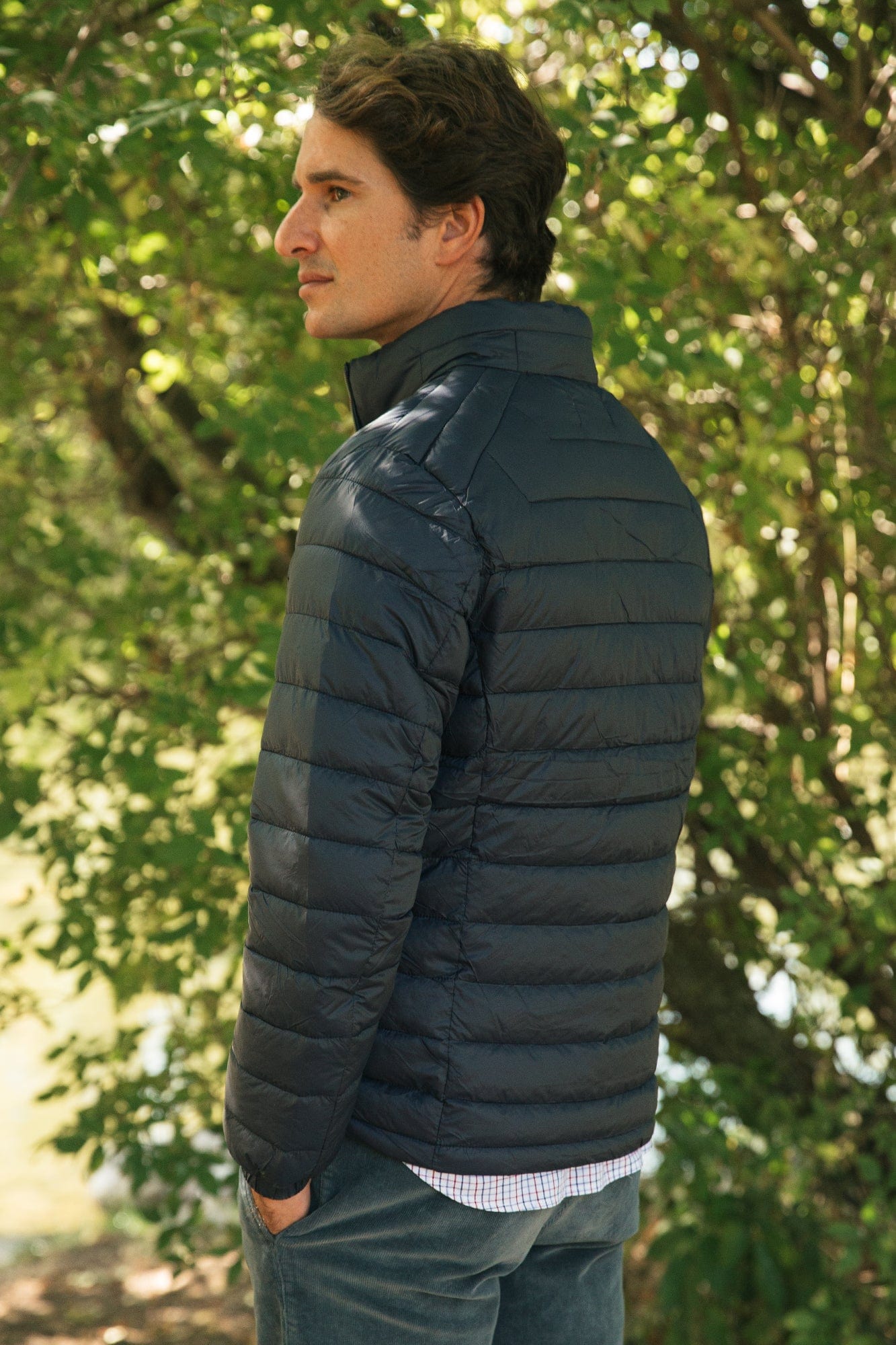 The Chaqueta Acolchada Marino-zoom-3