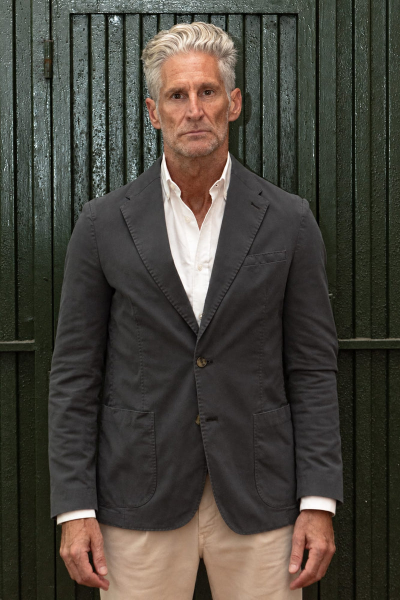 The Gabardina Azul Plomo-zoom-
