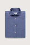 Camisa Oxford Casual Azul BRUBAKER