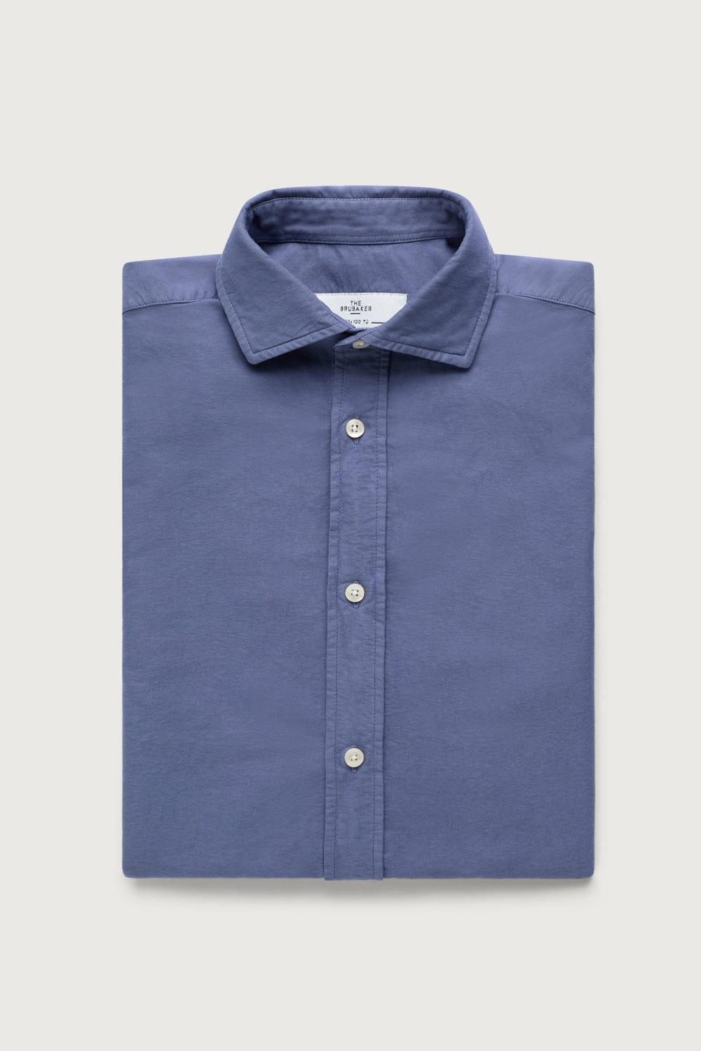 Camisa Oxford Casual Azul BRUBAKER