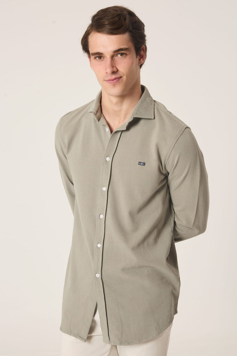 The Cotton Camisa Marrón Castañeda-zoom-