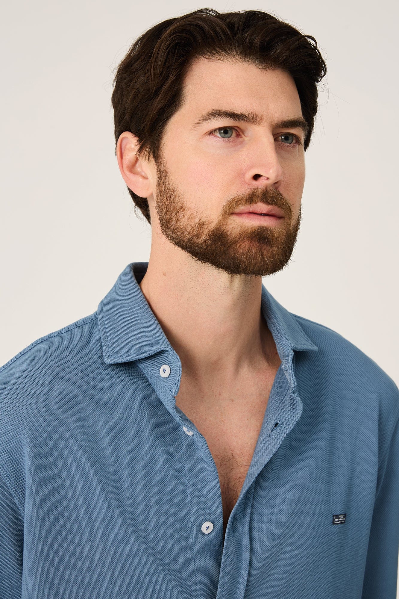 The Cotton Camisa Azul Castro-zoom-3