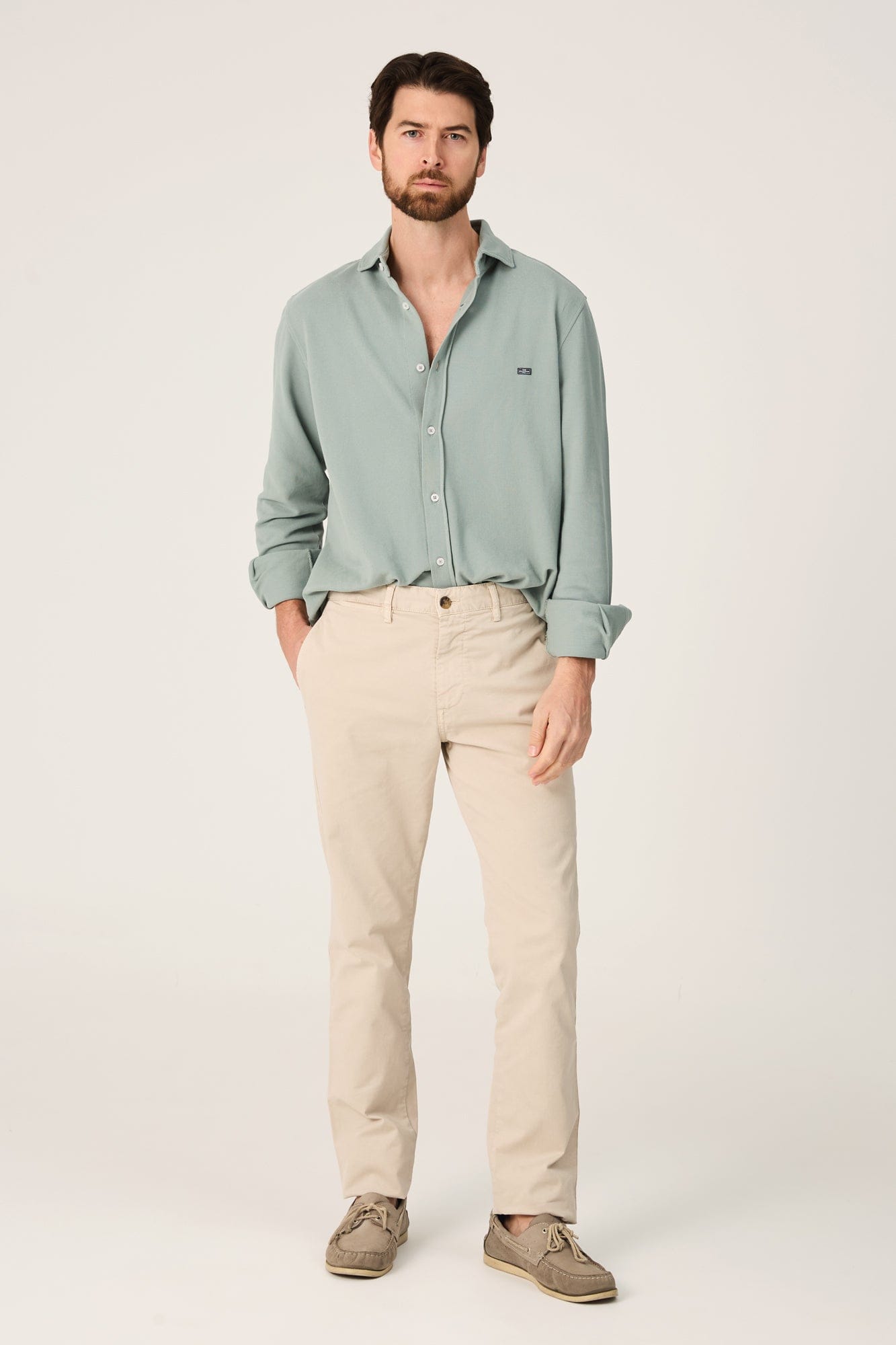 The Cotton Camisa Verde Formentor-zoom-1
