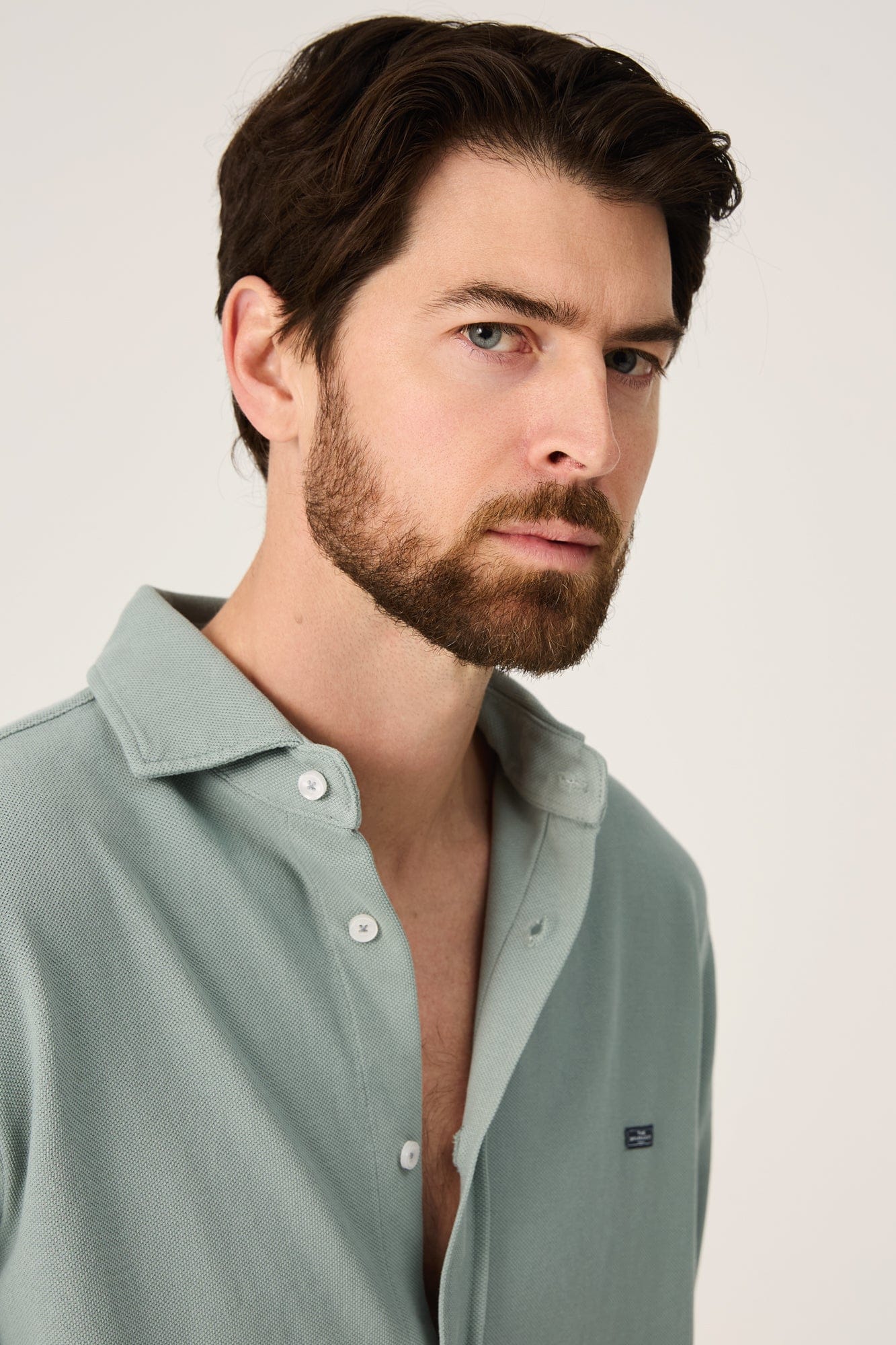The Cotton Camisa Verde Formentor-2