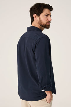 Cotton Polera Azul Marino