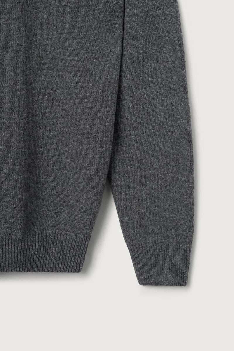 The Lambswool Scoop Gris Santander-zoom-