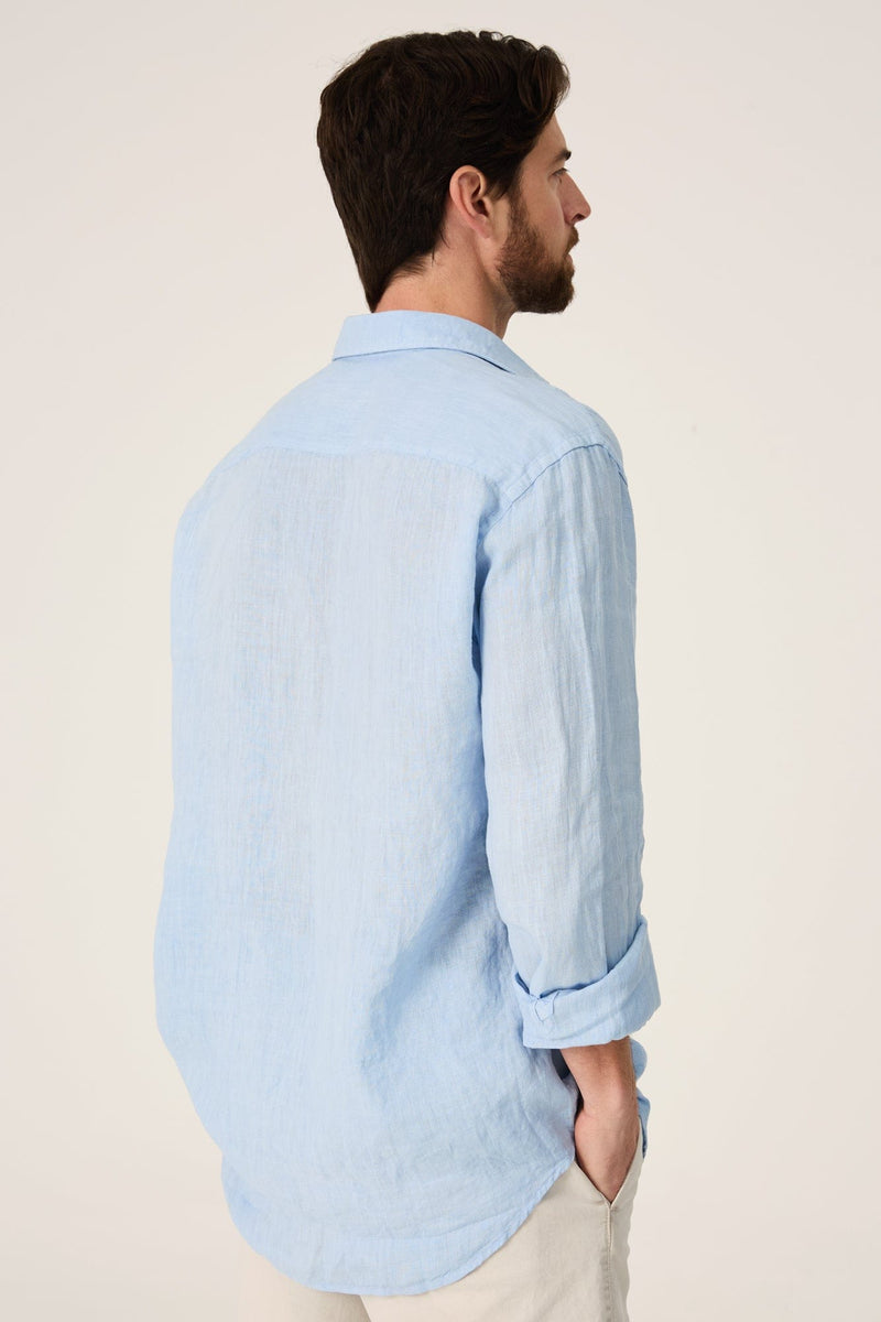 The Lino Camisa Azul Cadaqués-zoom-
