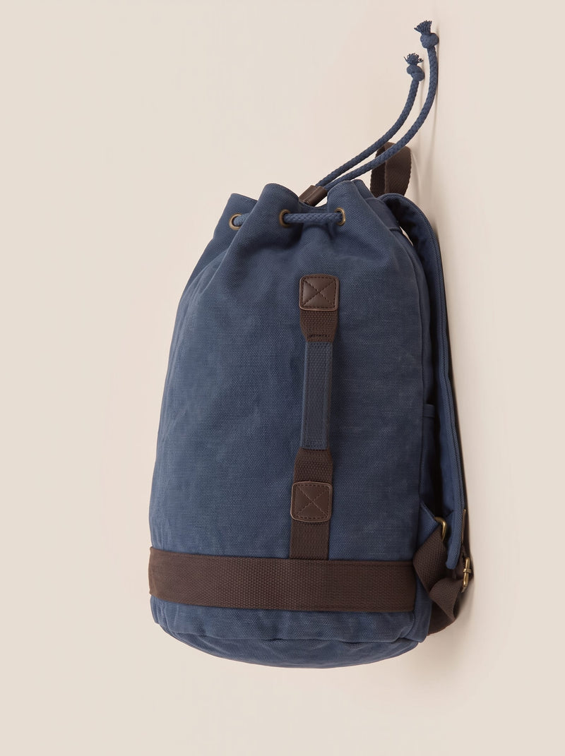 The Drawstring Backpack Azul-zoom-
