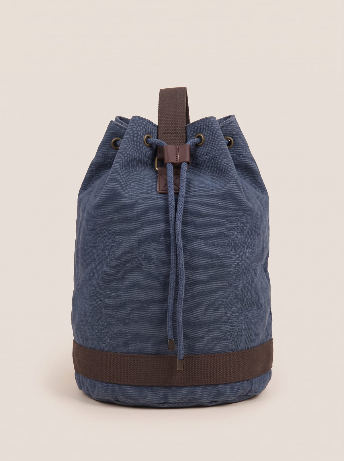 The Drawstring Backpack Azul-zoom-2
