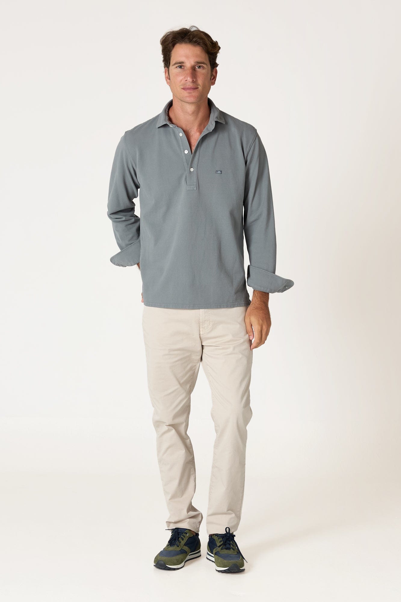 The Cotton Polera Azul Pamplona-zoom-1