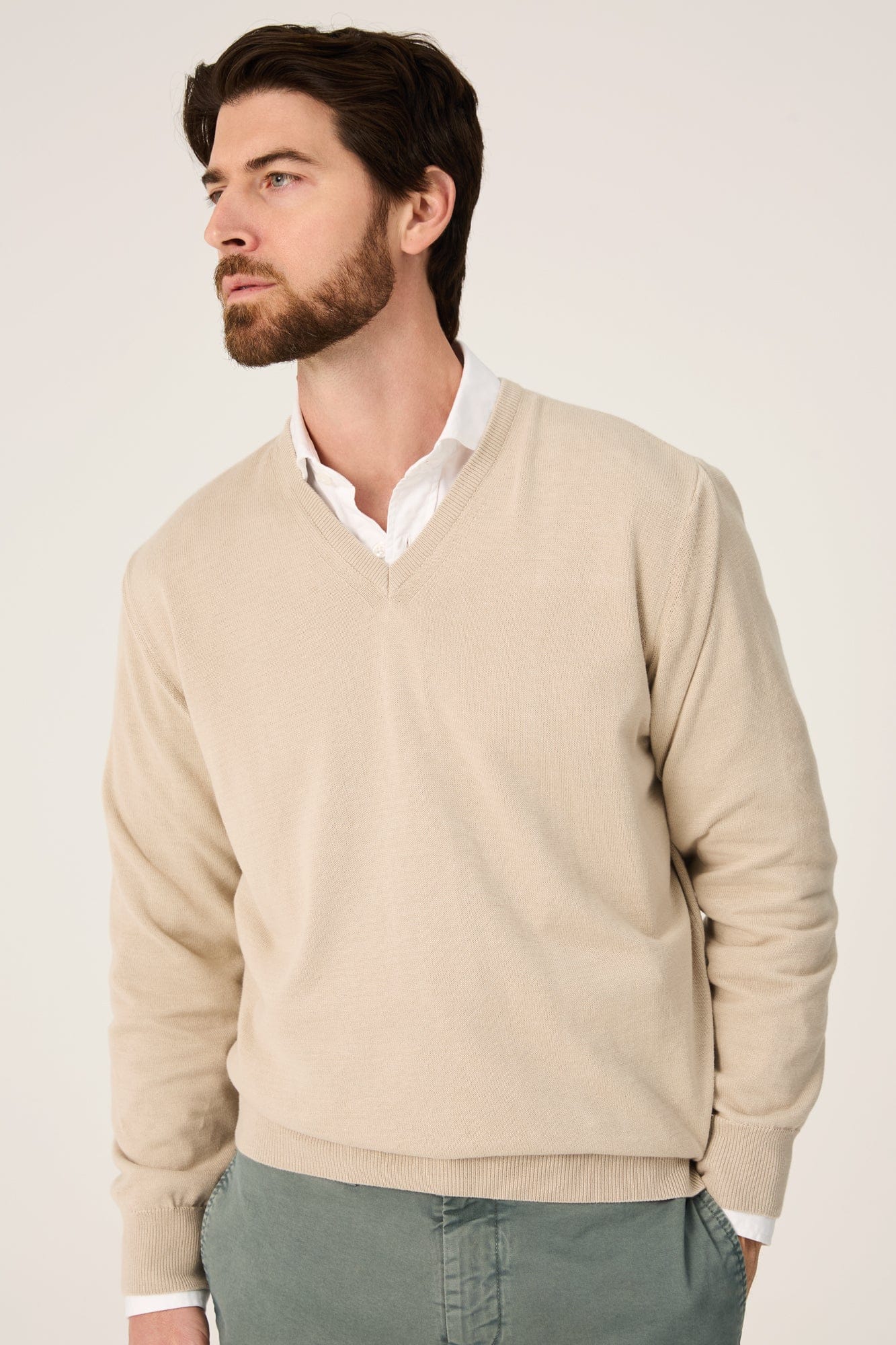 The Cotton Jersey Pico Beige Arena-zoom-3