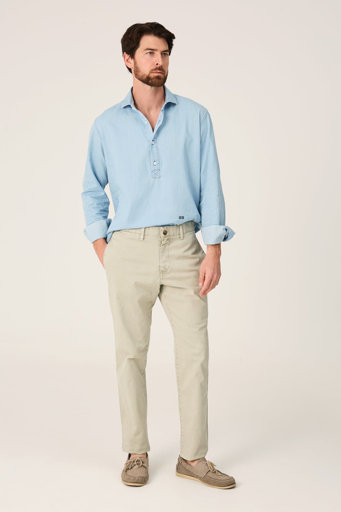 The Denim Polera Azul Claro-zoom-1