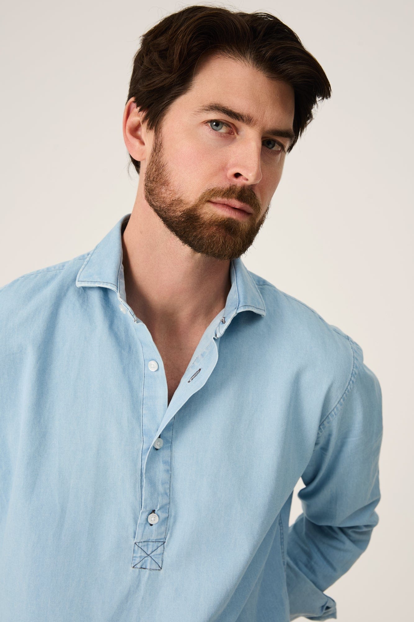 The Denim Polera Azul Claro