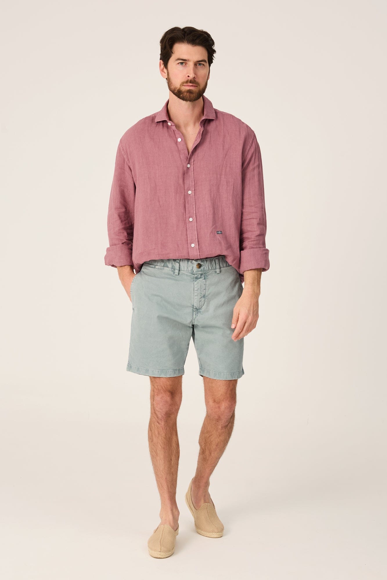 The Lino Camisa Grana Navarrete-1