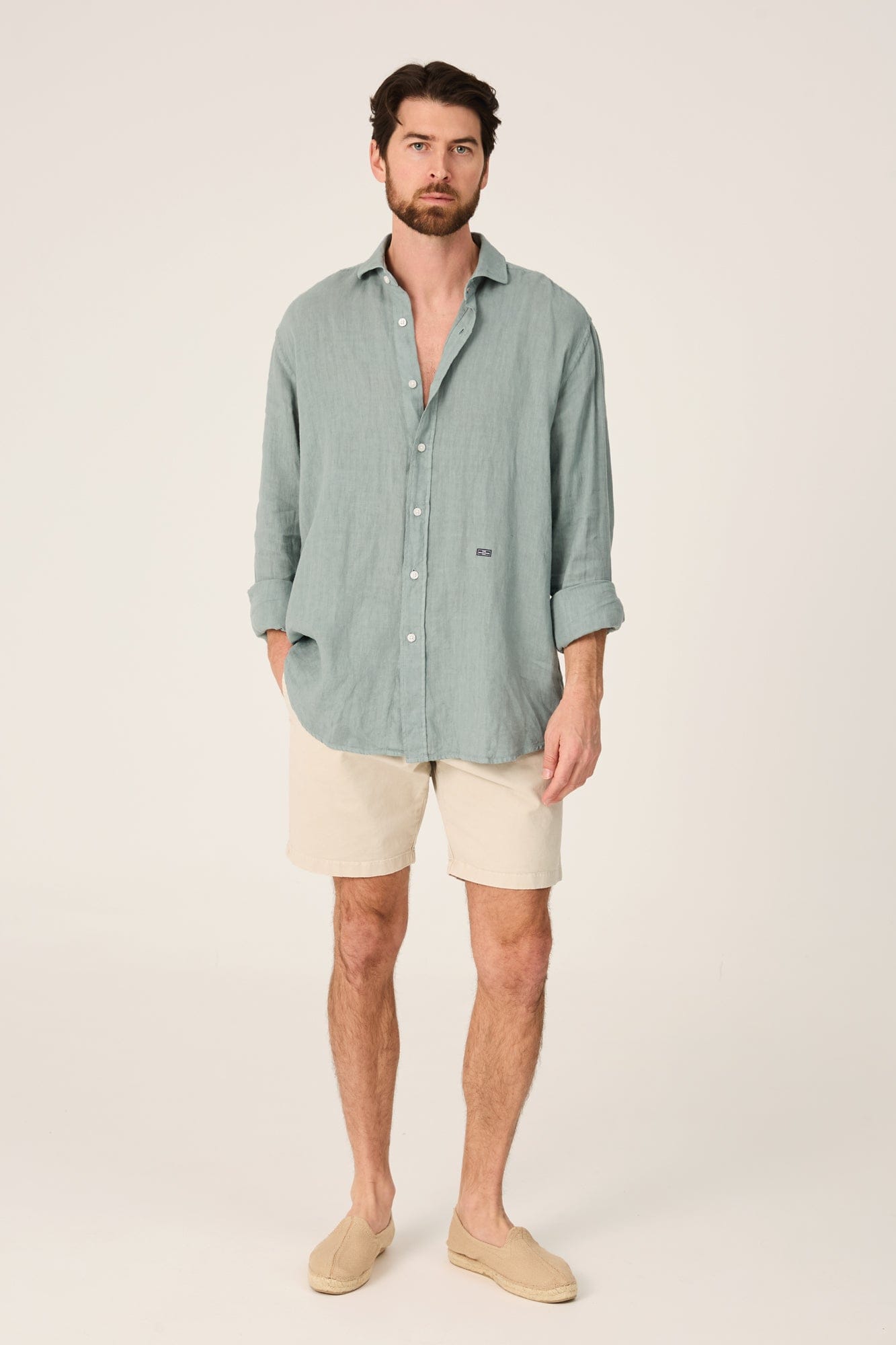 The Lino Camisa Verde Formentor