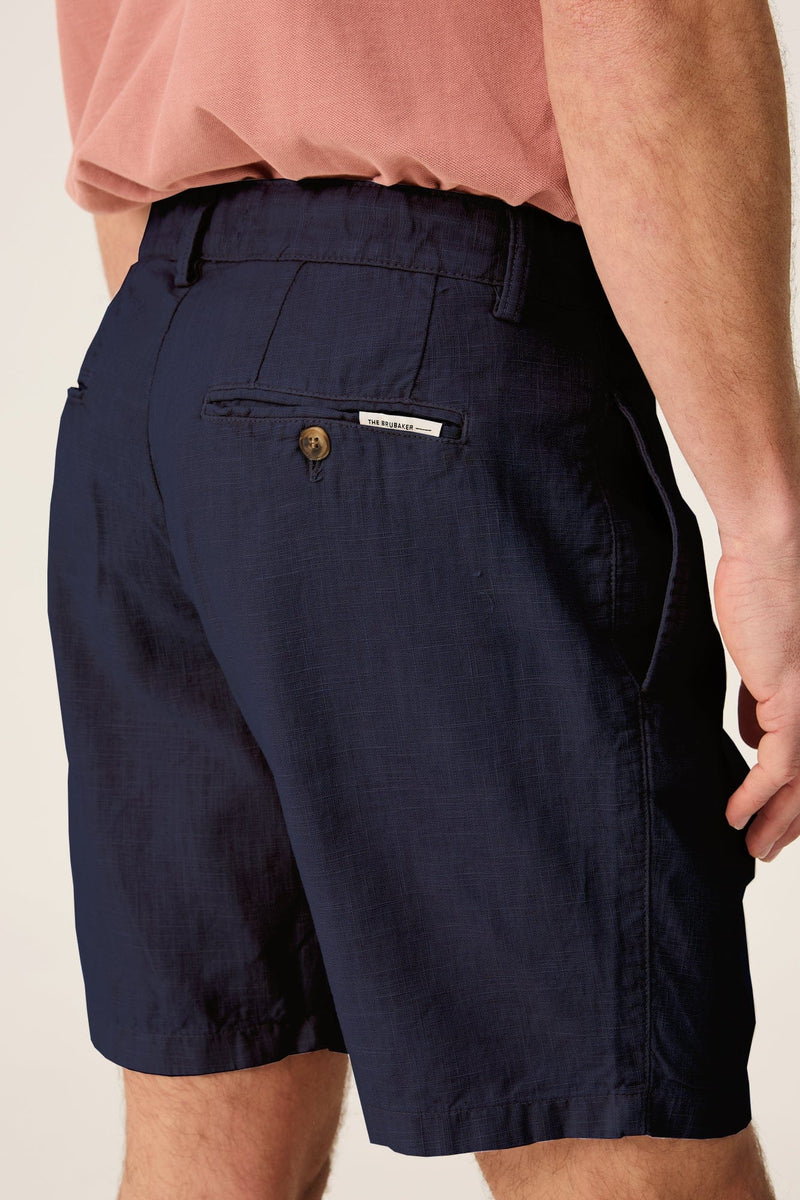 The Bermuda Lino Azul Marino-zoom-