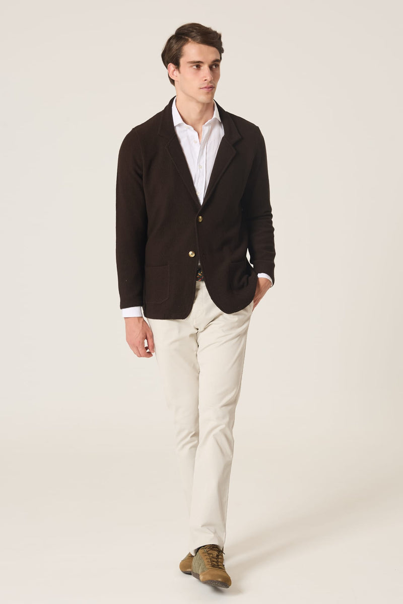 The Soft Blazer Marrón Cofete-zoom-