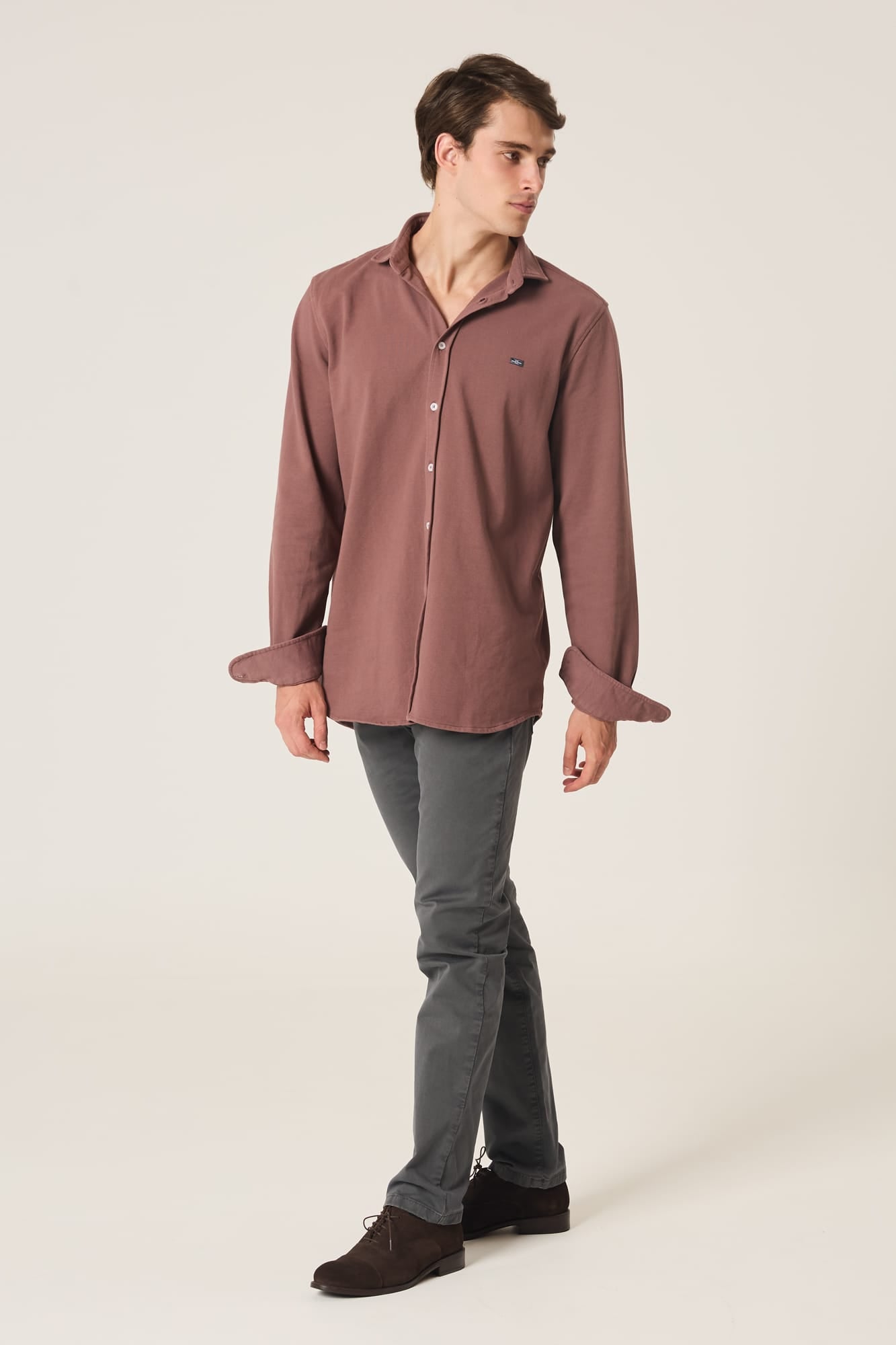 The Cotton Camisa Morado Toro