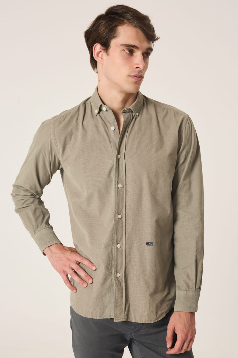 The Micropana Camisa Beige Monegros-zoom-