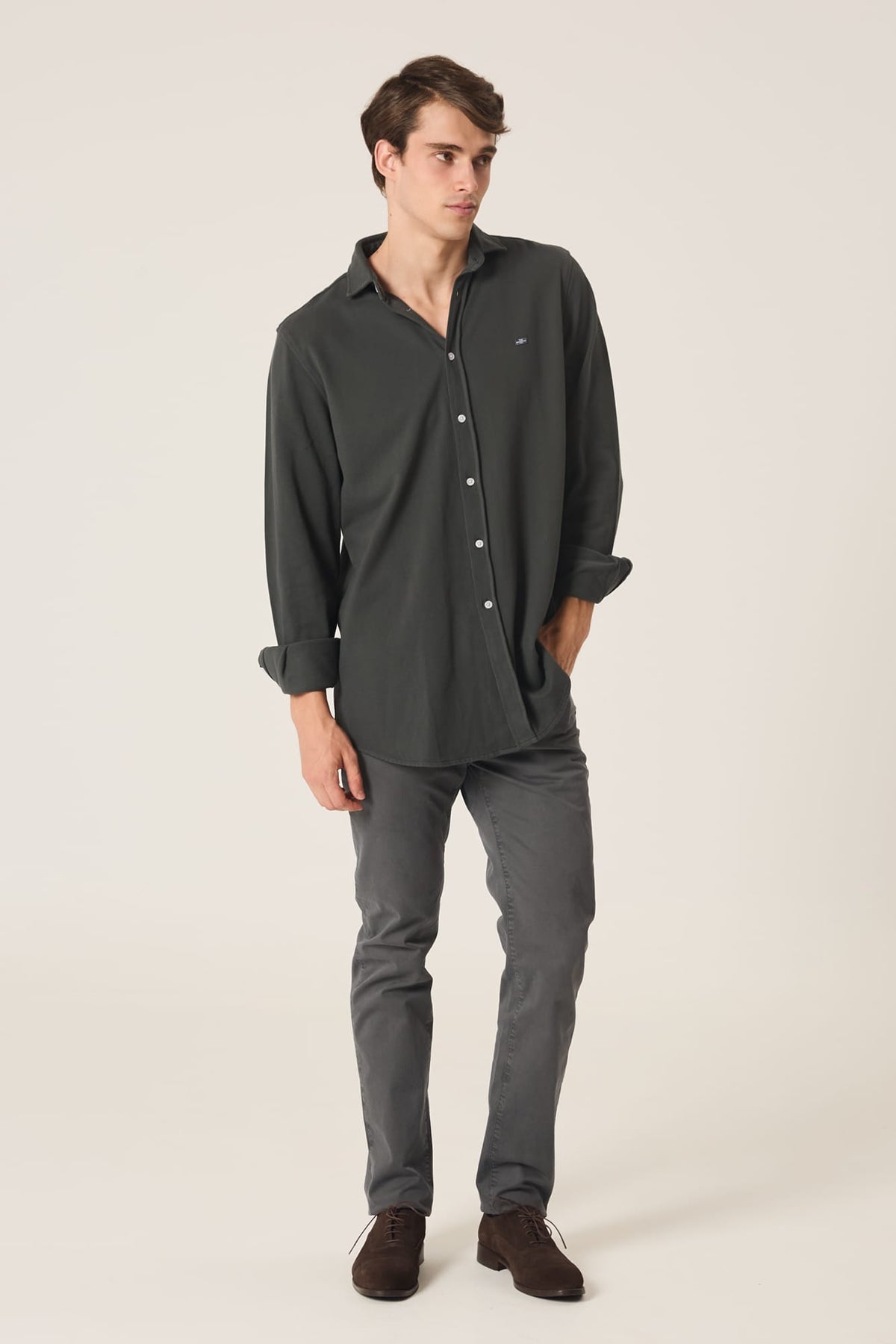 The Cotton Camisa Verde Puig-1