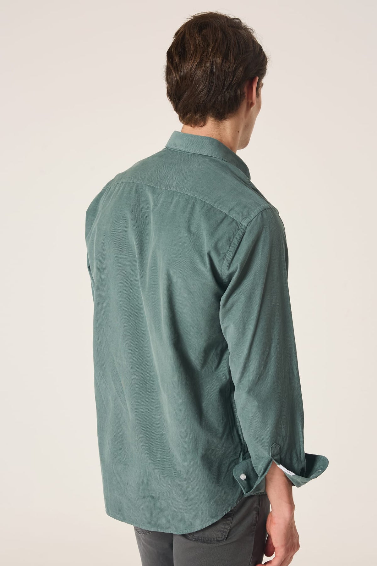 The Micropana Camisa Verde Gris Ferrol-4