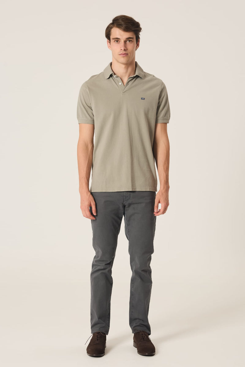 The Cotton Polo Marrón Castañeda-zoom-