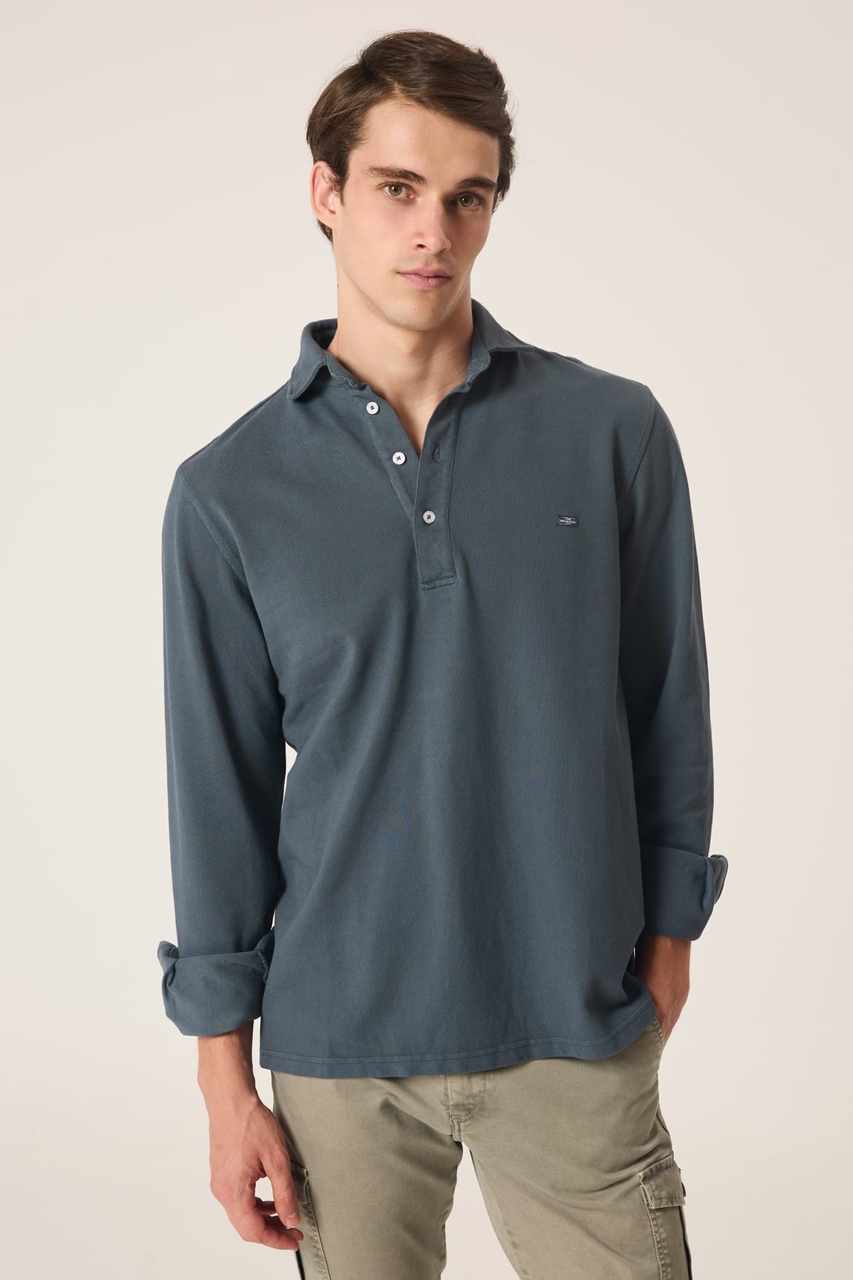 The Cotton Polera Gris Sestao
