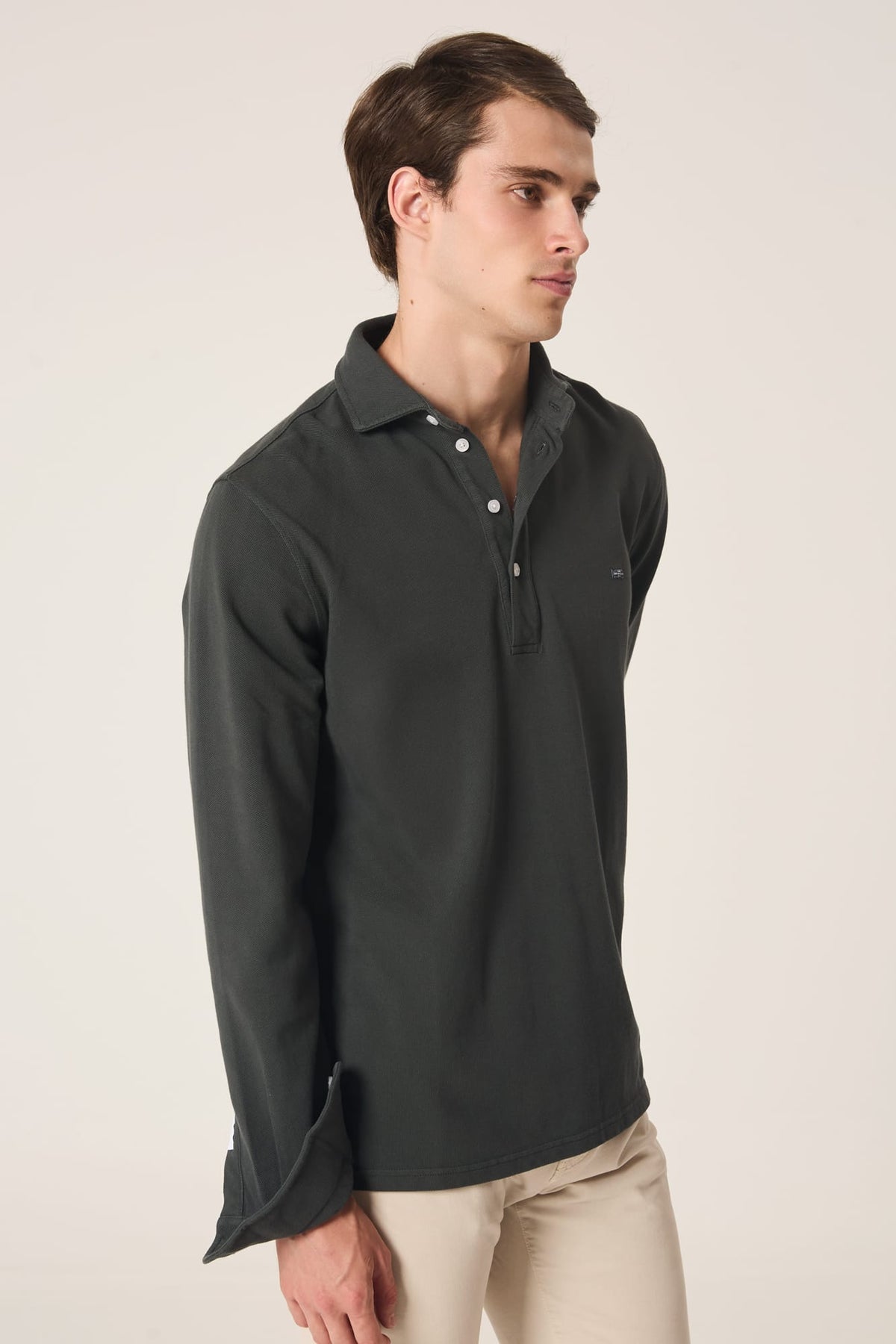 The Cotton Polera Verde Puig-zoom-2