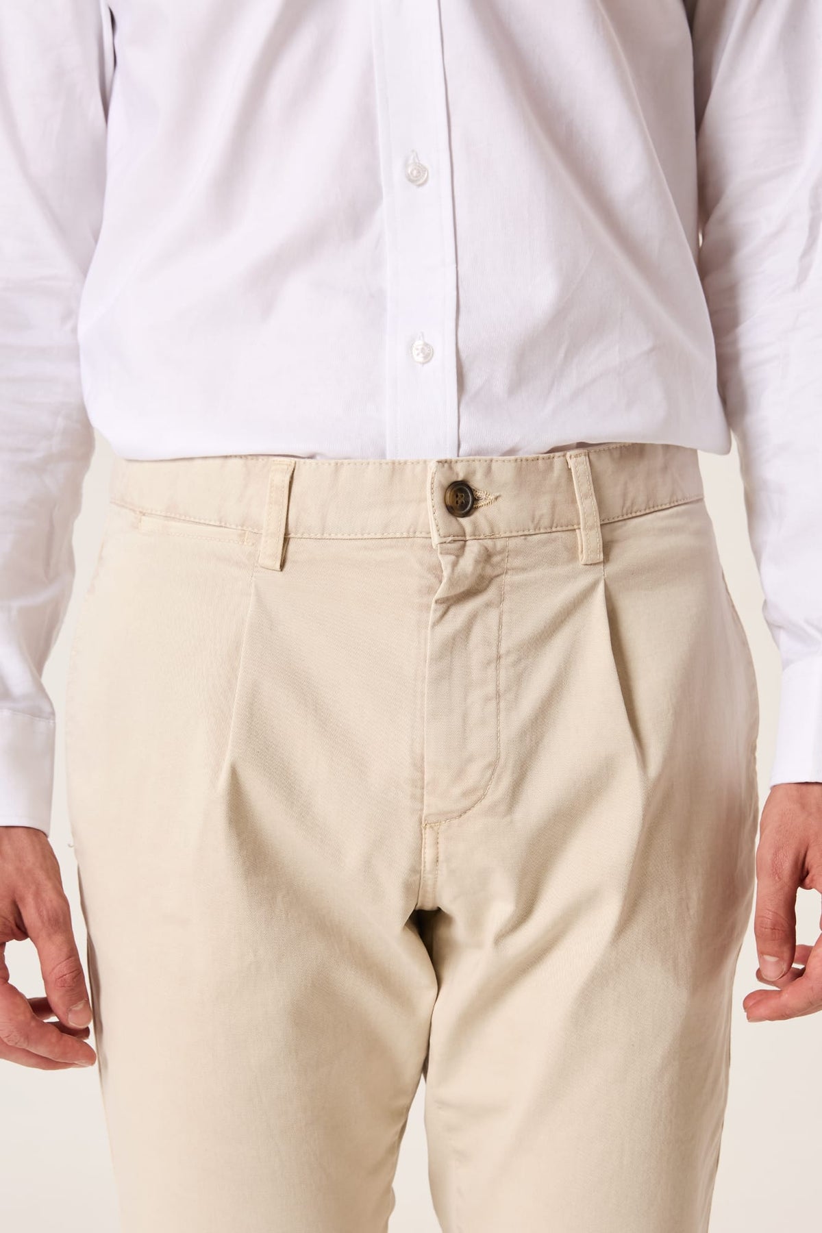 The Chino Pinza Regular Fit Beige Seimeira-2