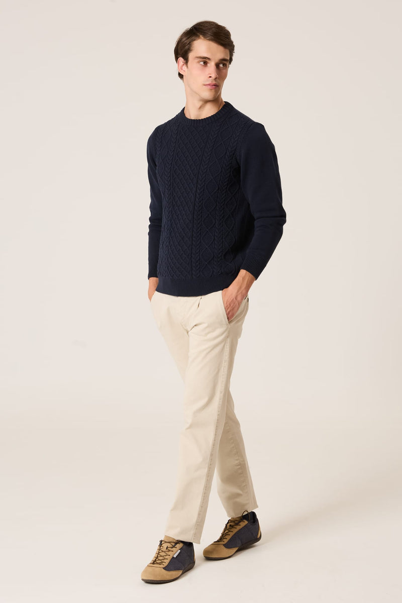 The Cable Knit Sweater Marino-zoom-