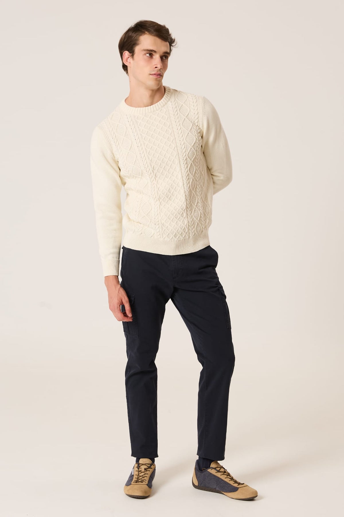 The Cable Knit Sweater Crudo-zoom-1