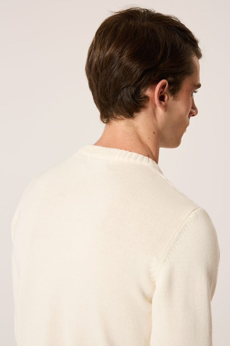 The Cable Knit Sweater Crudo-zoom-