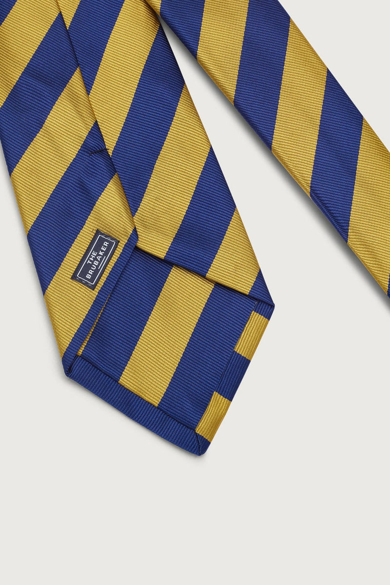 The Special Silk Tie Rayas Amarillo-zoom-